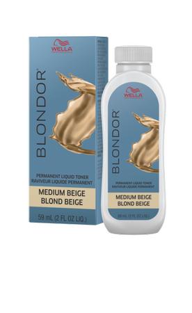 Wella Blondor Liquid  Hair Toner Medium Beige 01 59ml