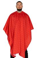 The Barber Cape - Shield Collection (Item #BSC04-RED)
