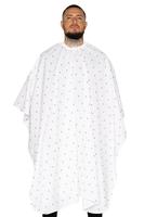 The Barber Cape - Shield Collection (Item #BSC07-WHT)