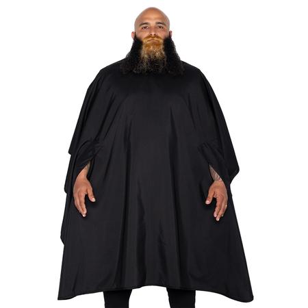 The Hands Free Barber Cape - Solid Black
