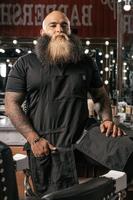 The Barber Apron (Item #BSA01-BLK)