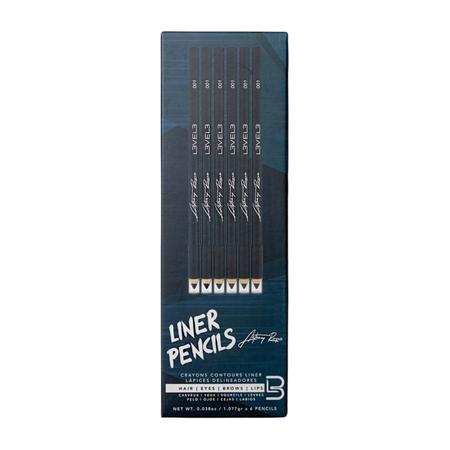 Level 3 Liner Pencils Black 6 Pack