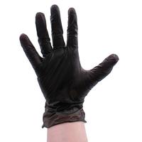 Black Vinyl Disposable Gloves (Item #100DG-L)