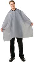 Seersucker Barber Cape (Item #206-BLK/WHITE)