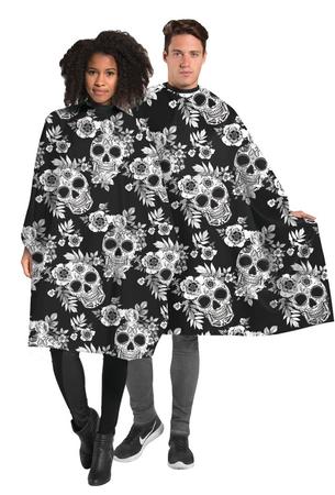 Tatted Skull Styling Cape
