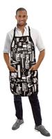 Vintage Barber Apron Black (Item #172-BLK)