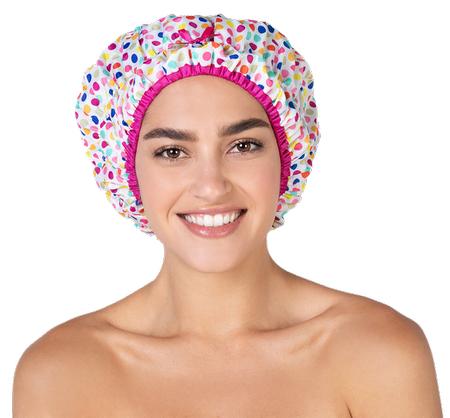 Deco Dots Shower Cap