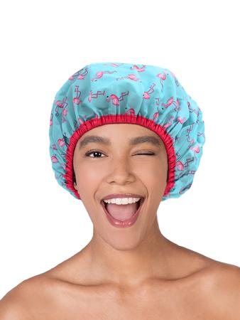 Flamingos Party Shower Cap