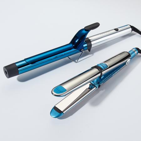 Prima Flat Iron 11/4 In  Curling Iron 11/4 In Gift Set