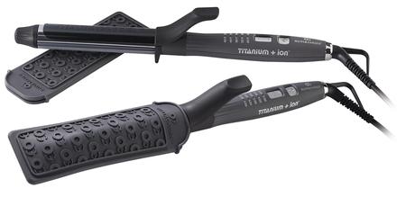Titanium + Ion 1 In Curling Iron With Silicine Mat