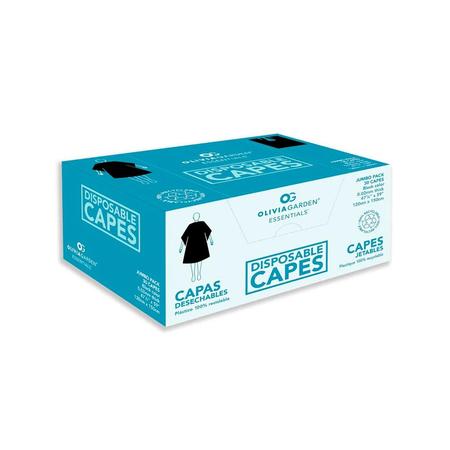 Black Disposable Cape 30pc Box