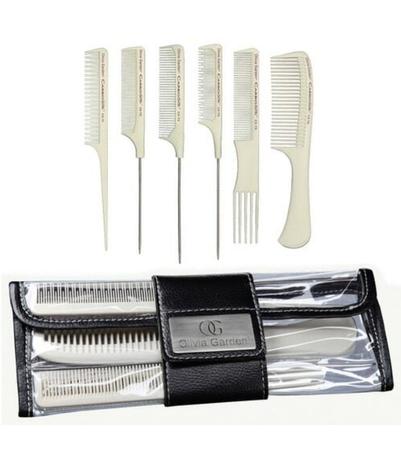 Carbosilk Cutt Combs Set 6pc