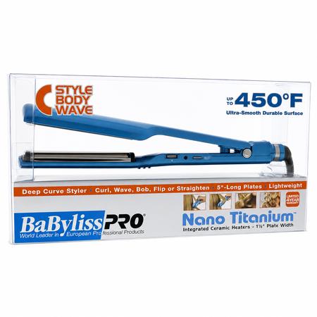 BABYLISSPRO NANO TITANIUM 1-1/2 in C STYLER