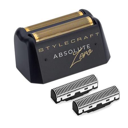 Gold Titanium Foil Head and Echo Cutters for the Absolute Zero Shaver
