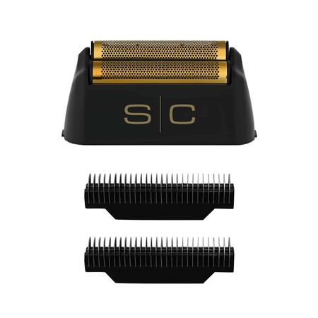 INSTINCT SHAVER REPLACEMENT BLACK HEADS + FOIL 