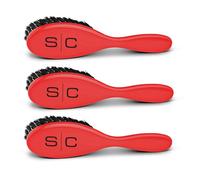 The Fresh Cut Barber Brush Red - 3 Pack (Item #SC318SR)