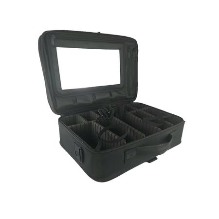 On The Go Barber/Stylist Lightweight Water Resistant Travel Case with Mirror