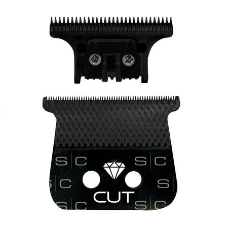 Diamond Cut Black DLC Trimmer Blade and 