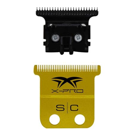 X-Pro Gold Titanium Trimmer Blade and 